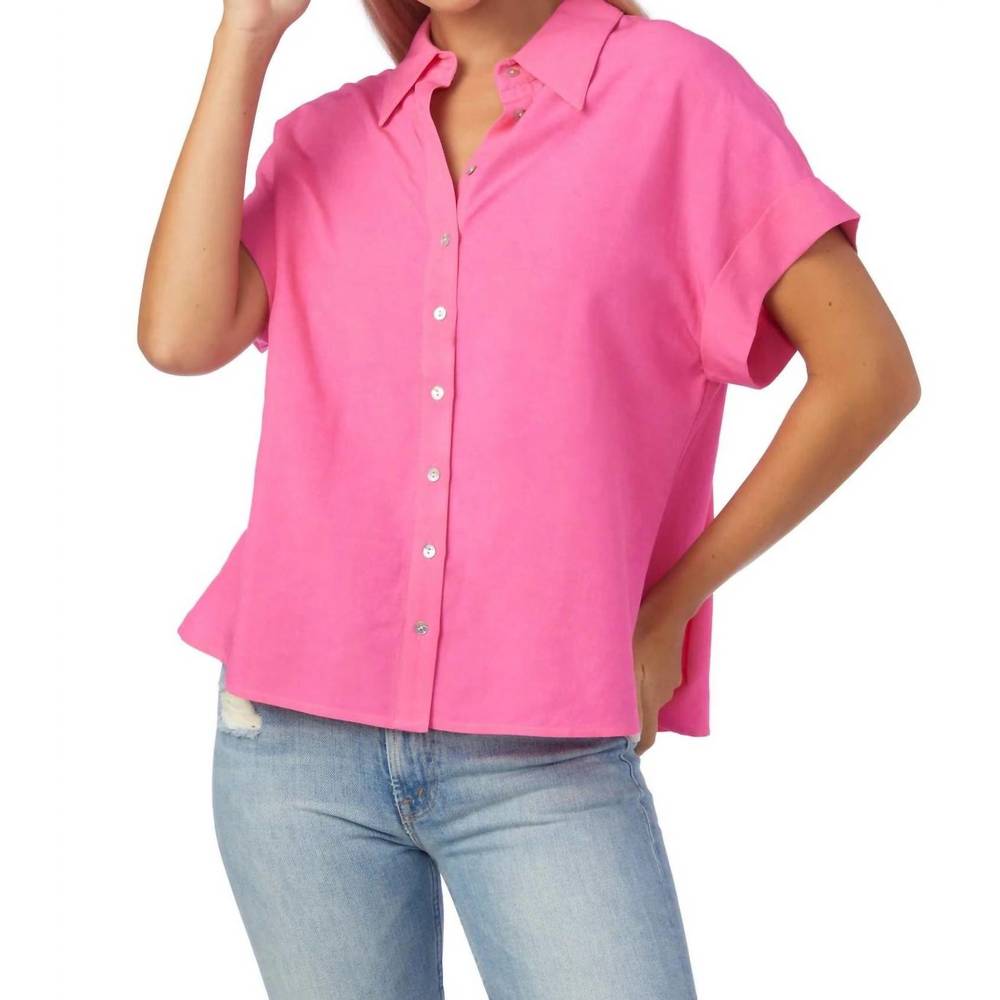CROSBY by Mollie Burch Pink Button Down Shirt